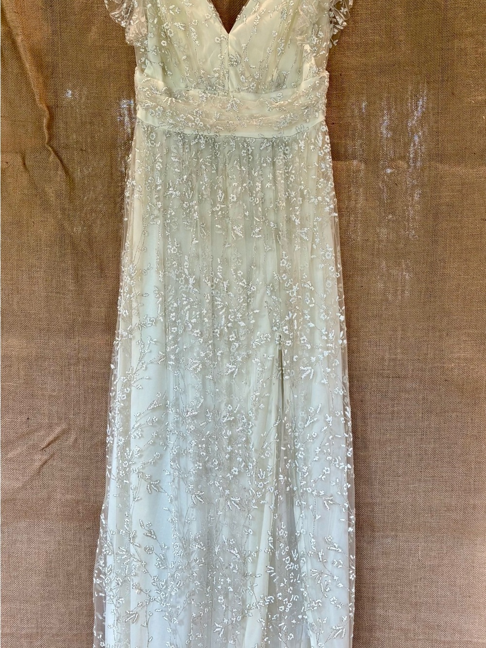 Baltic Born Ivory Beaded Maxi Dress - Picture 1 of 6